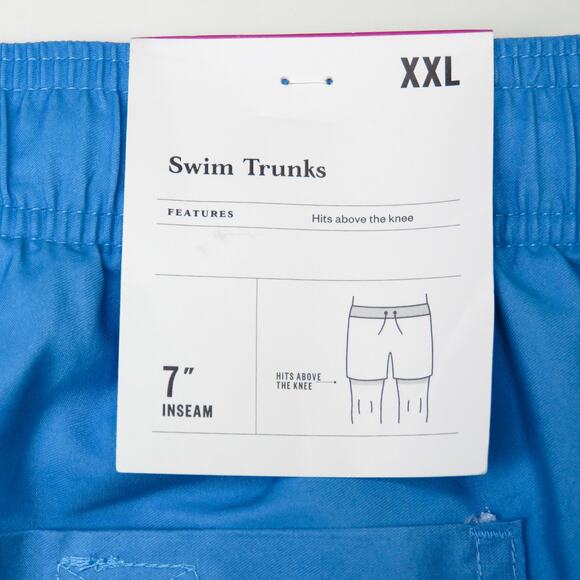 Goodfellow & Co. Multicolored Striped Men's Swim Trunks XXL NWT - Picture 4 of 8